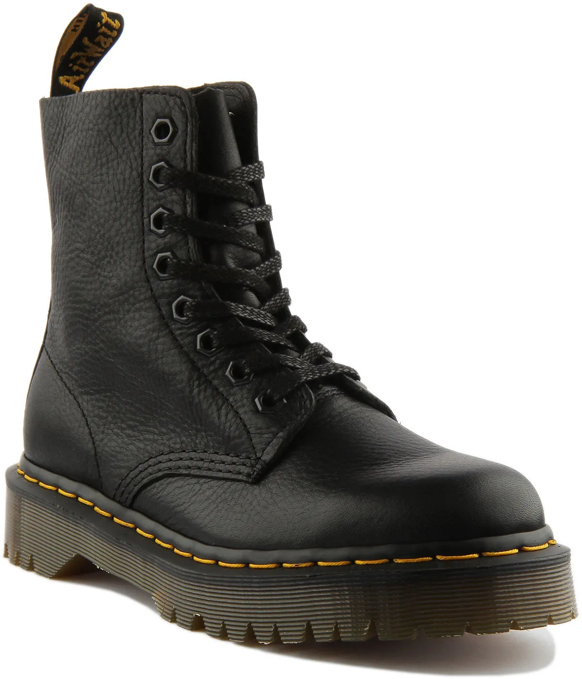 Dr Martens 1460 Pascal Bex Botín de piel con 8 ojales para mujer en negro
