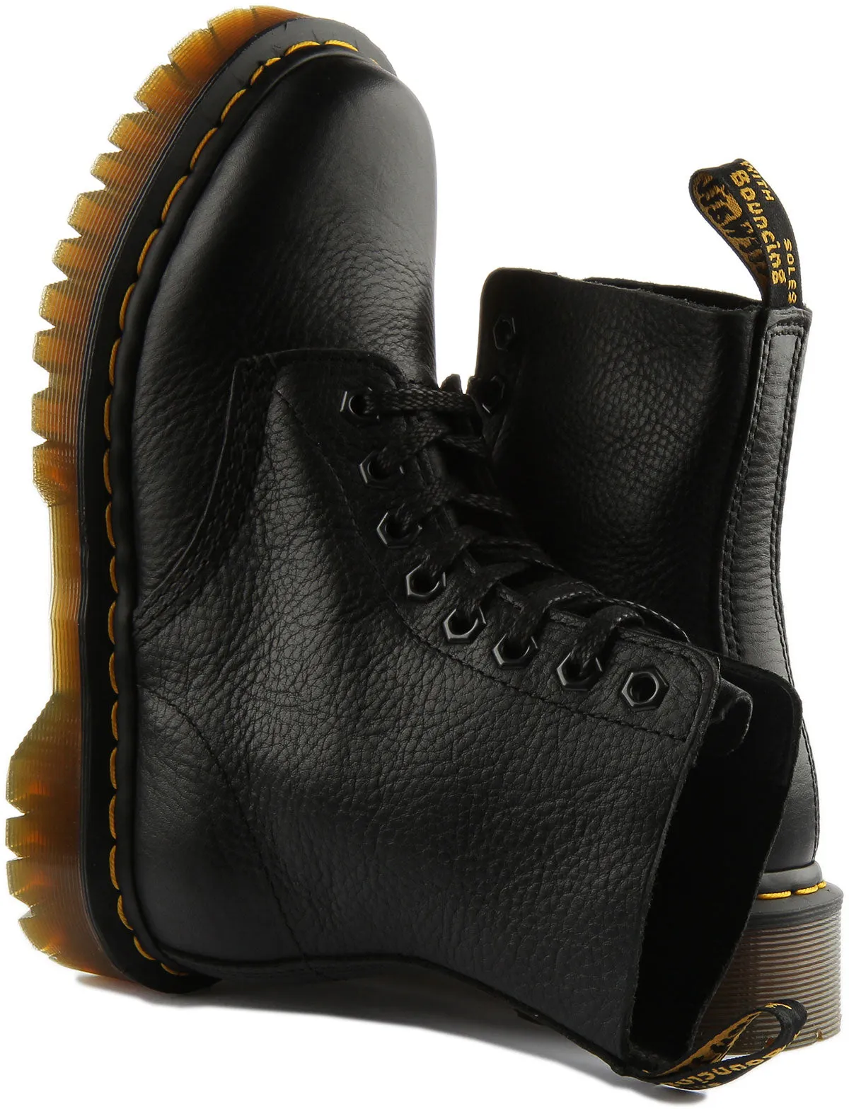 Dr Martens 1460 Pascal Bex Botín de piel con 8 ojales para mujer en negro
