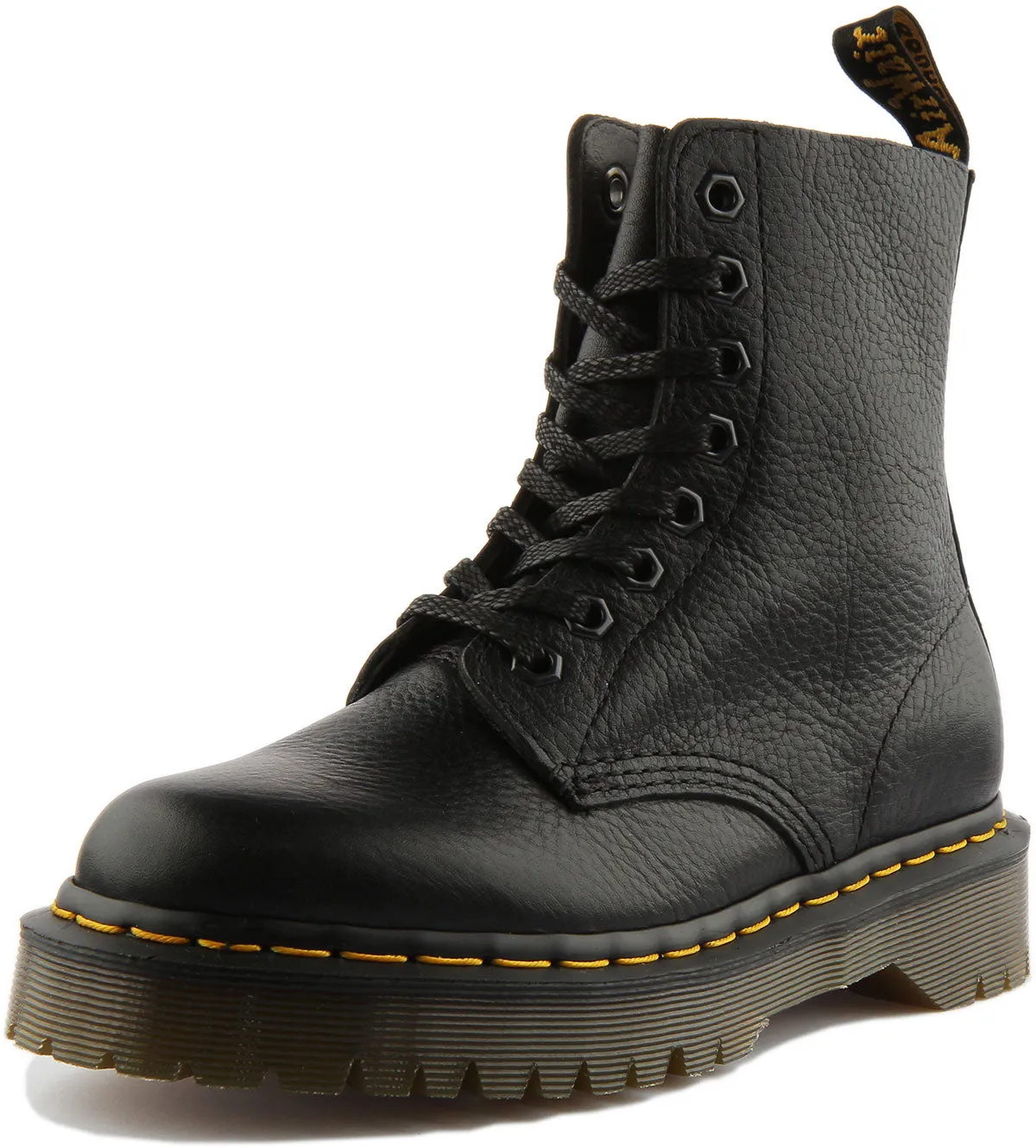Dr Martens 1460 Pascal Bex Botín de piel con 8 ojales para mujer en negro
