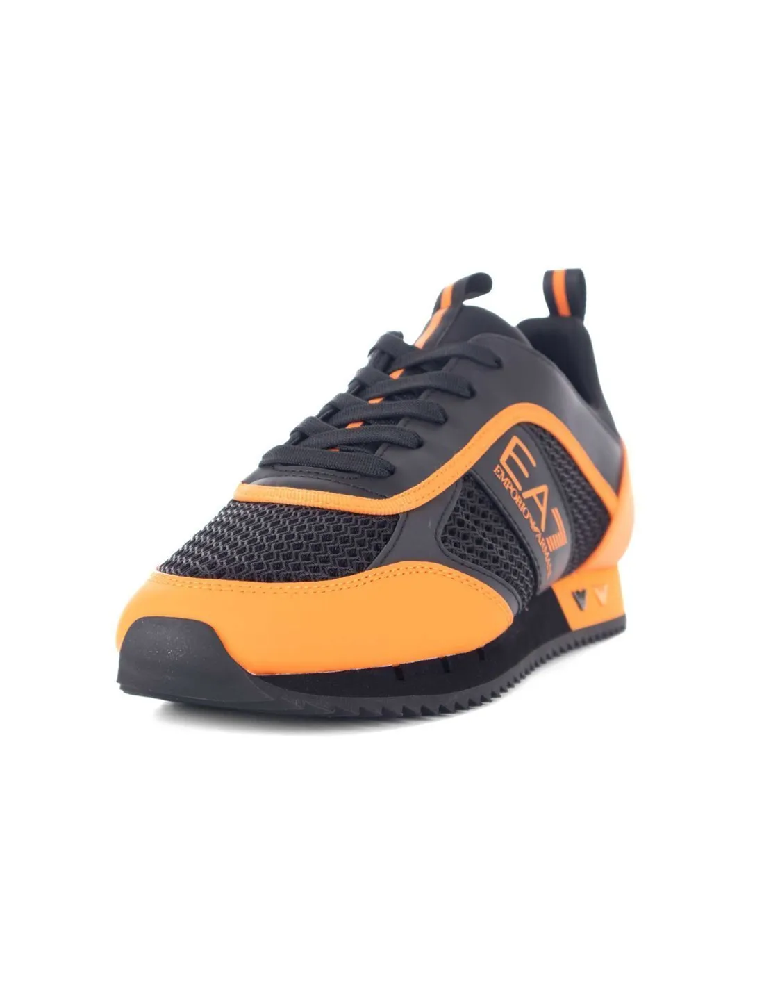 EA7  ZAPATILLAS NEGRO Y NARANJA X8X027 KX050 HOMBRE