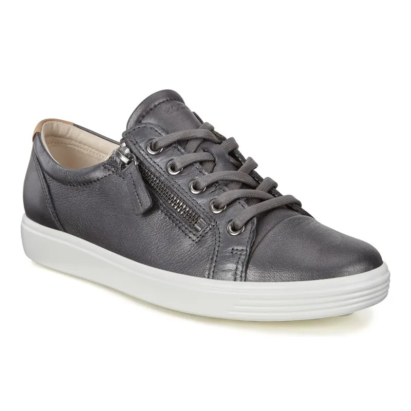 ECCO 430853 51383 Gris deportivo mujer cordones