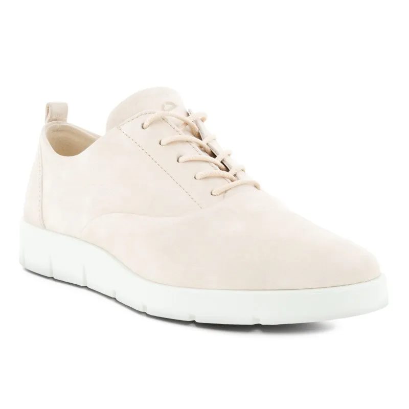 ECCO Bella 282313 Beis y verde. Zapatilla casual cordones mujer