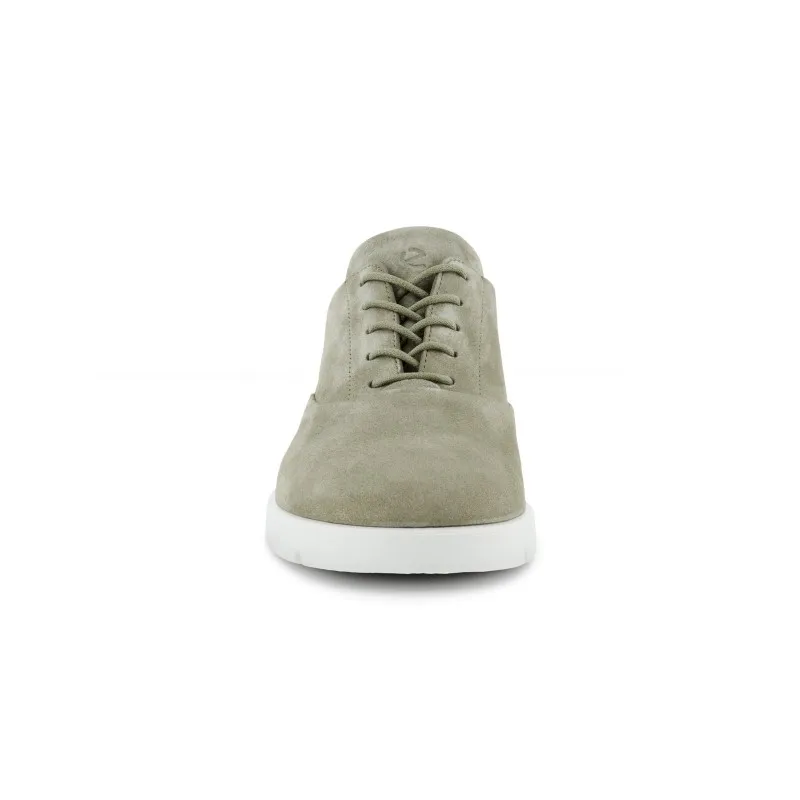 ECCO Bella 282313 Beis y verde. Zapatilla casual cordones mujer