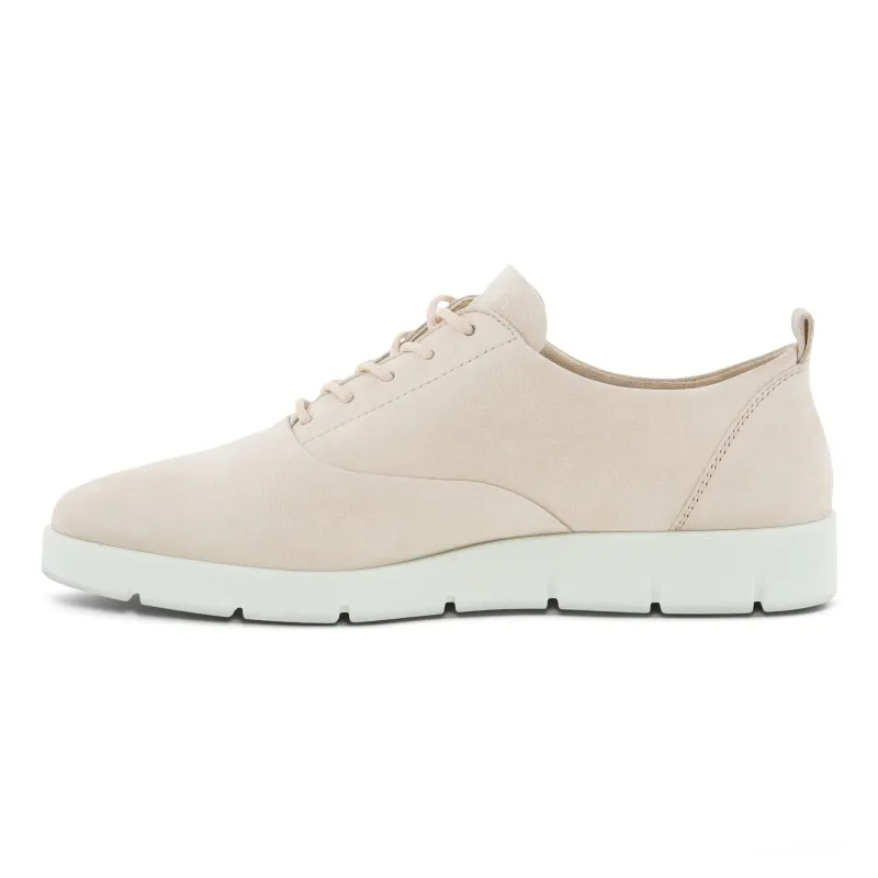 ECCO Bella 282313 Beis y verde. Zapatilla casual cordones mujer