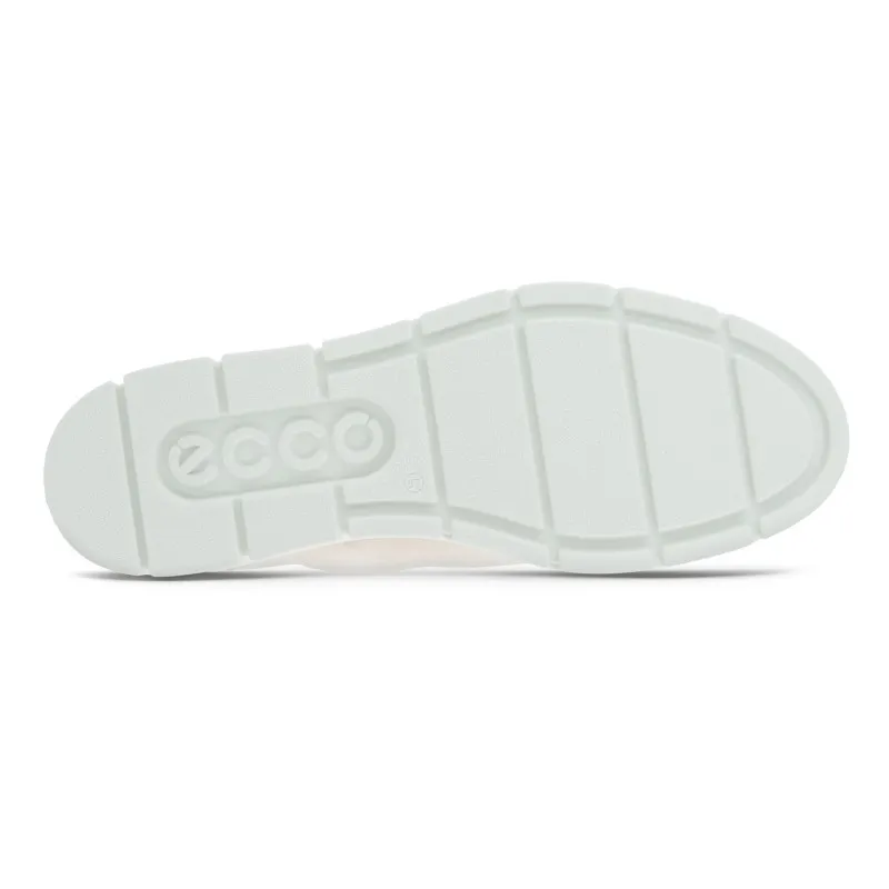 ECCO Bella 282313 Beis y verde. Zapatilla casual cordones mujer