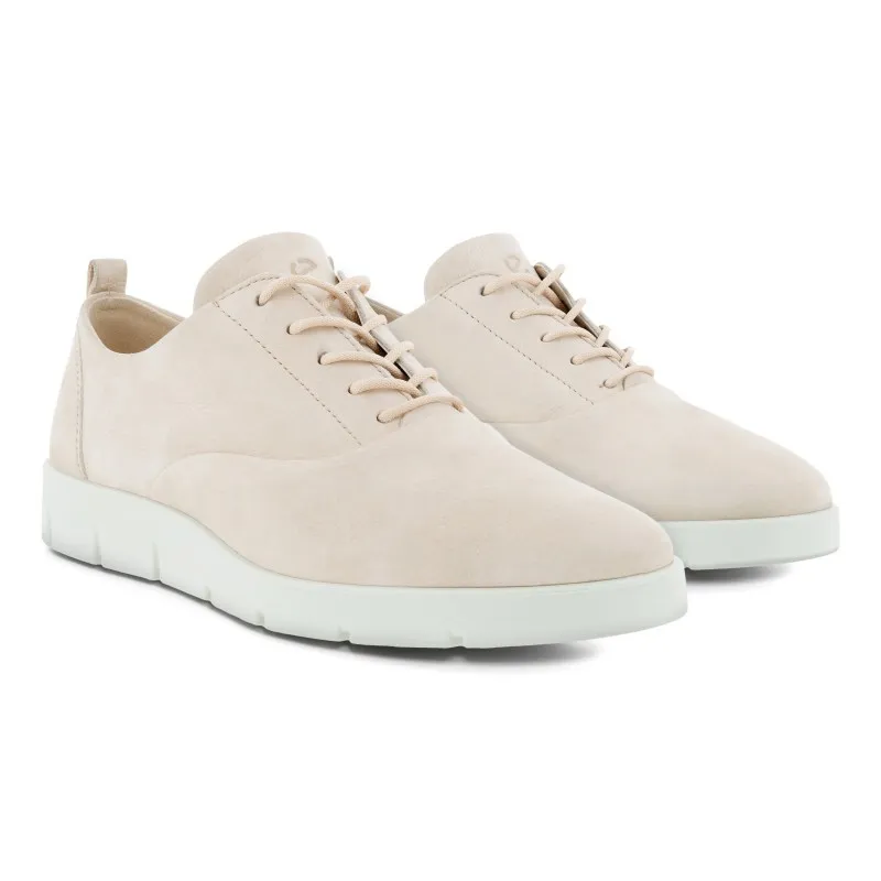 ECCO Bella 282313 Beis y verde. Zapatilla casual cordones mujer
