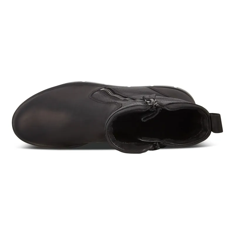 ECCO Bella Ankle 282263 Negro y marrón. Botin liso mujer