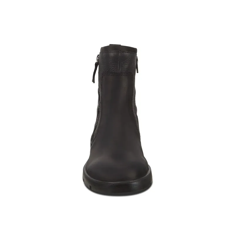 ECCO Bella Ankle 282263 Negro y marrón. Botin liso mujer