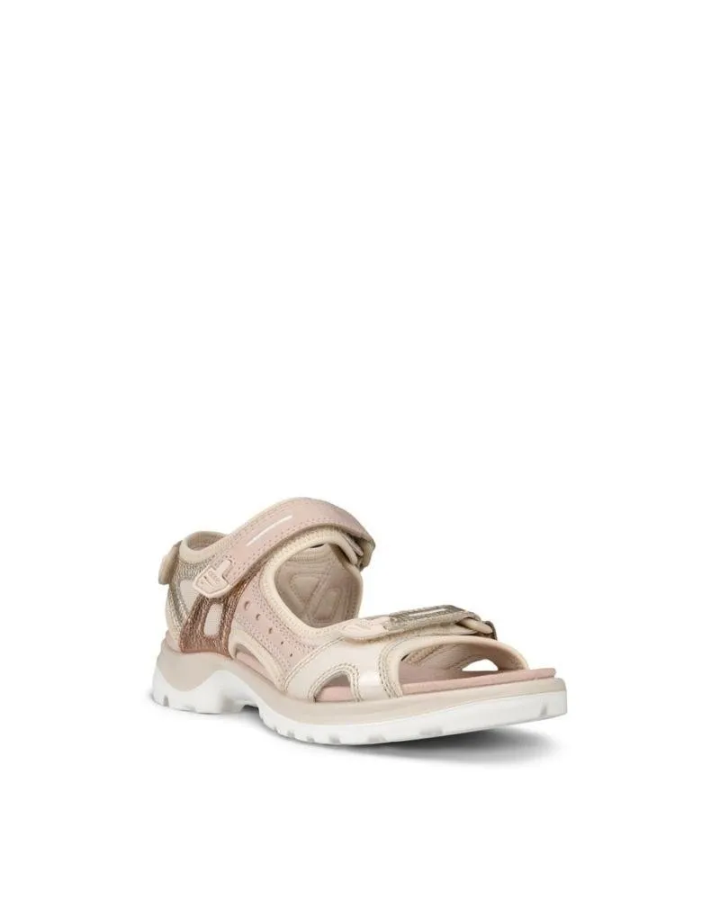 Ecco chanclas de mujer beige