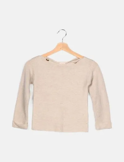 ECCO Jersey beige de punto