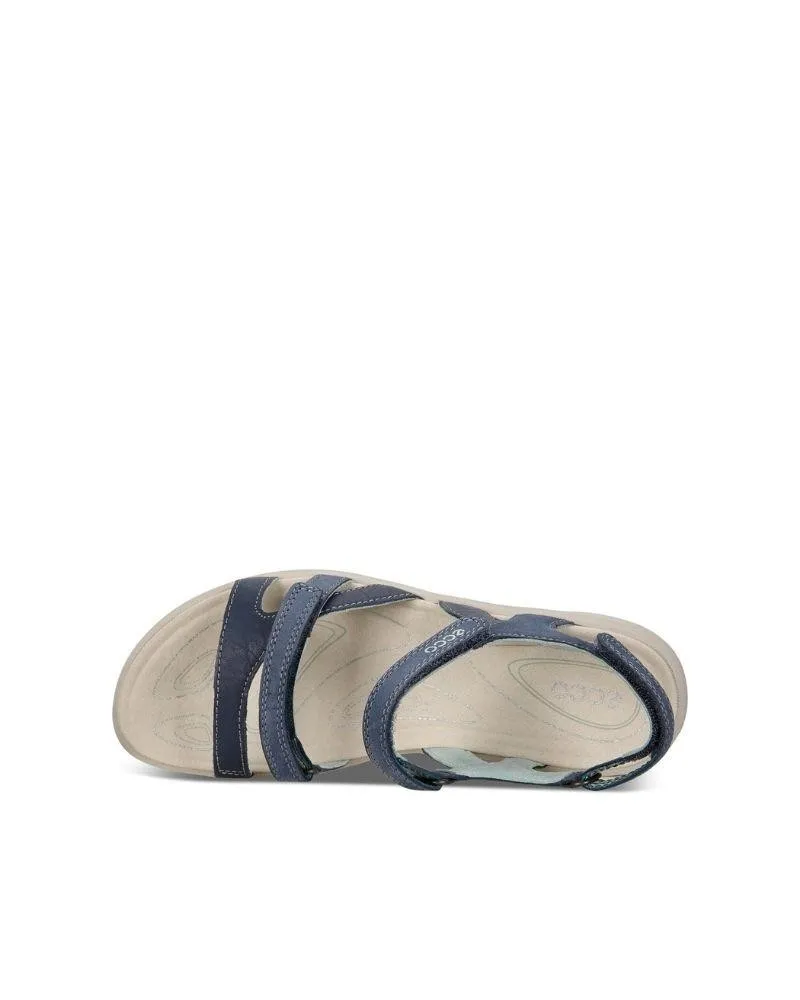 Ecco sandalias planas azules mujer