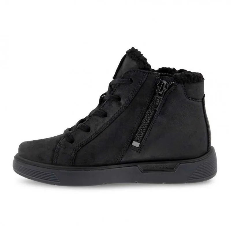 ECCO STREET TRAY 705283  51052 GORETEX NEGRO BOTA PLANA CORDONES MUJER