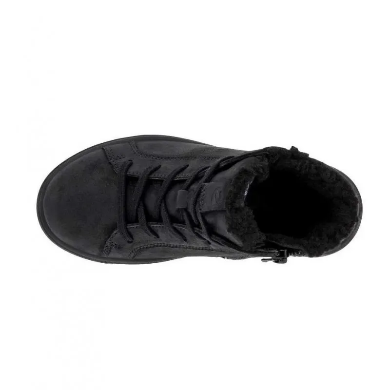 ECCO STREET TRAY 705283  51052 GORETEX NEGRO BOTA PLANA CORDONES MUJER