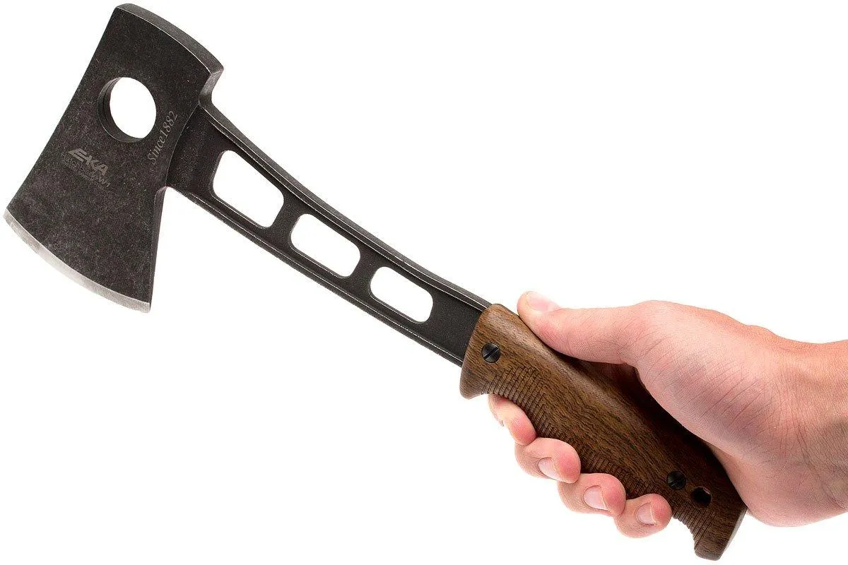 EKA HatchBlade W1 hacha, G10 con patrón de madera, 814402
