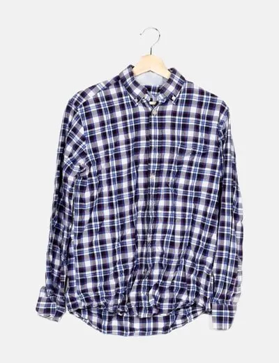 El Corte Inglés Camisa tricolor cuadros