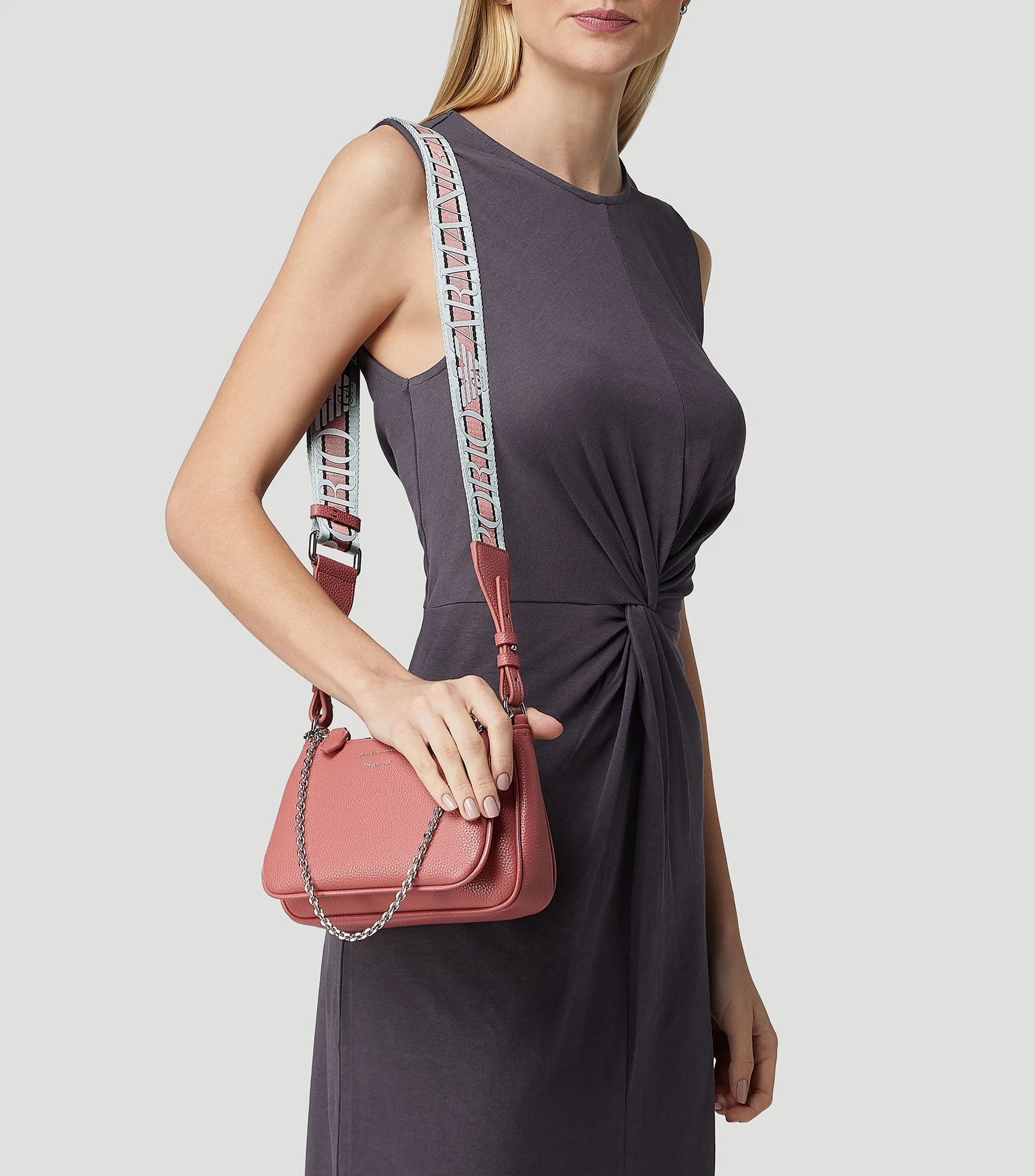 Emporio Armani Bolso crossbody con textura Mujer