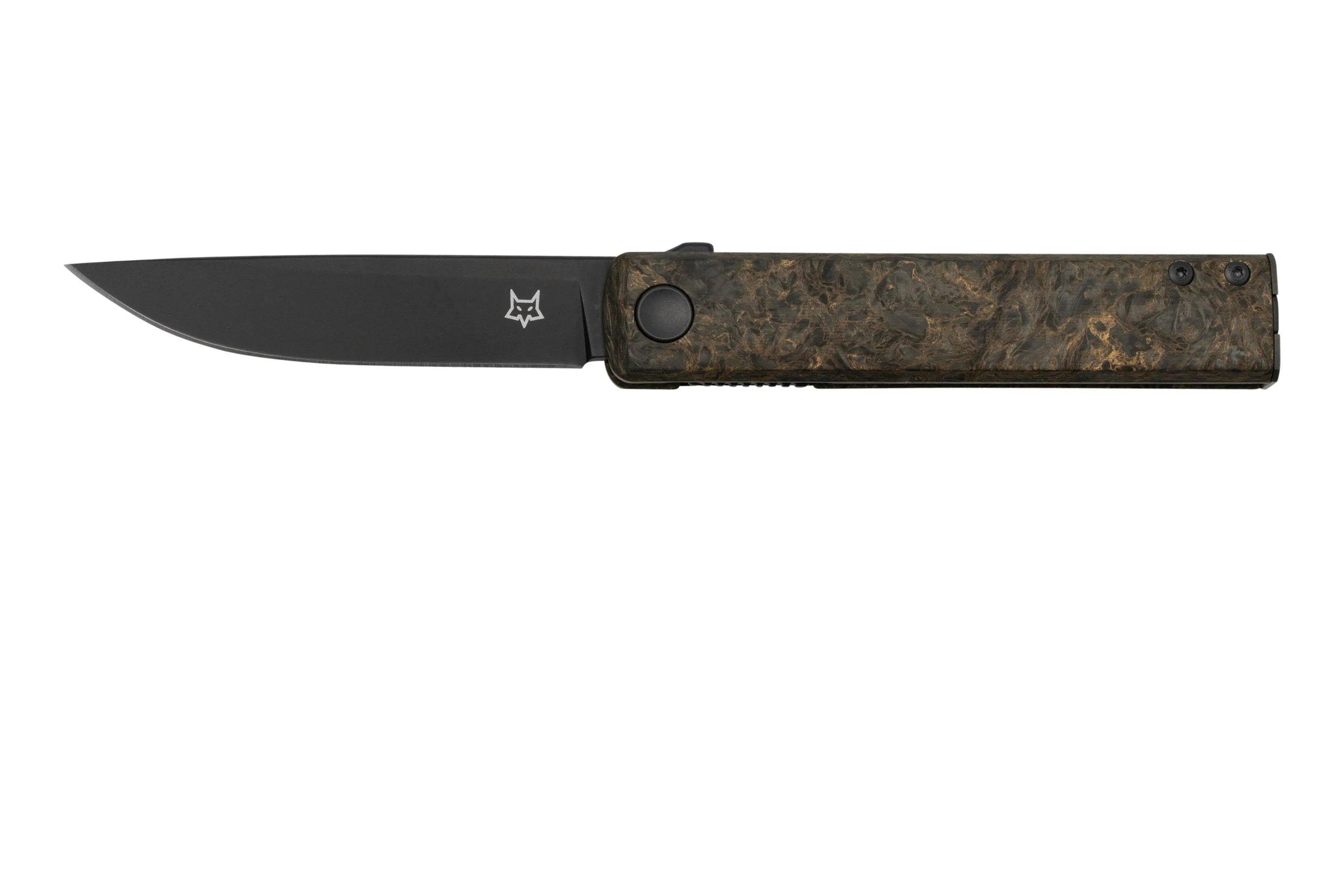 FOX KNIVES CHNOPS, FX543FCGM, DARK MATTER GOLD, NAVAJA M390, KNIVESANDTOOLS EXCLUSIVE