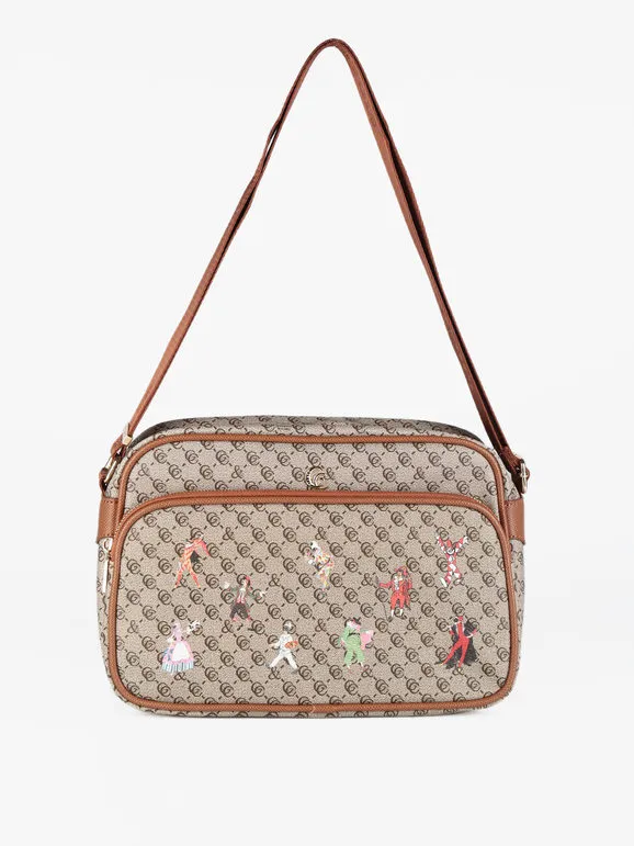 Gio&Co Bolso bandolera con estampados
