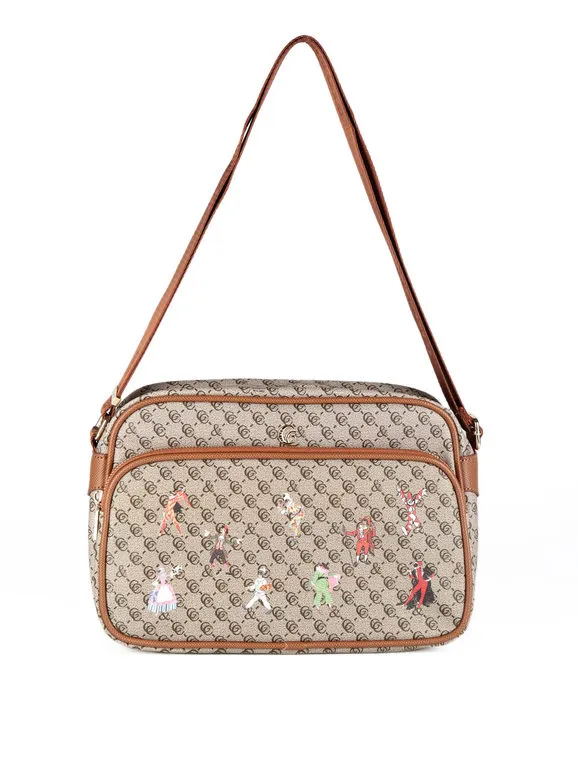 Gio&Co Bolso bandolera con estampados
