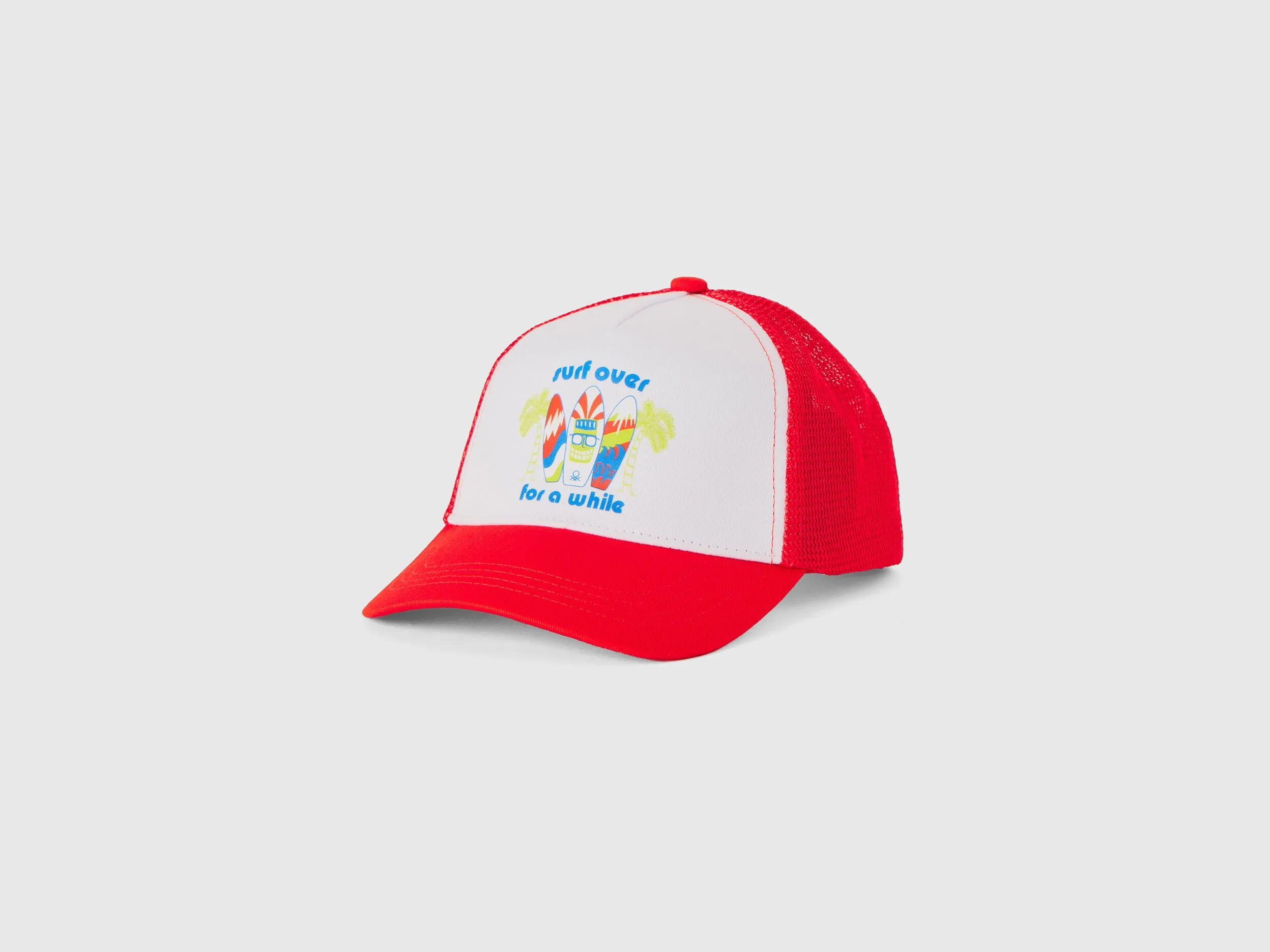 Gorra de béisbol de algodón y rejilla