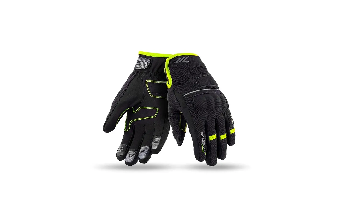 GUANTES SEVENTY SDC43 INVIERNO URBAN NEGRO AMARILLO |SD12043034|
