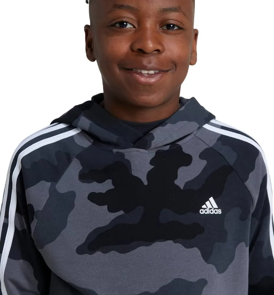 Hoodie Sudadera Capucha Casual_Unisex_ADIDAS J Bl Camo Ft Hd
