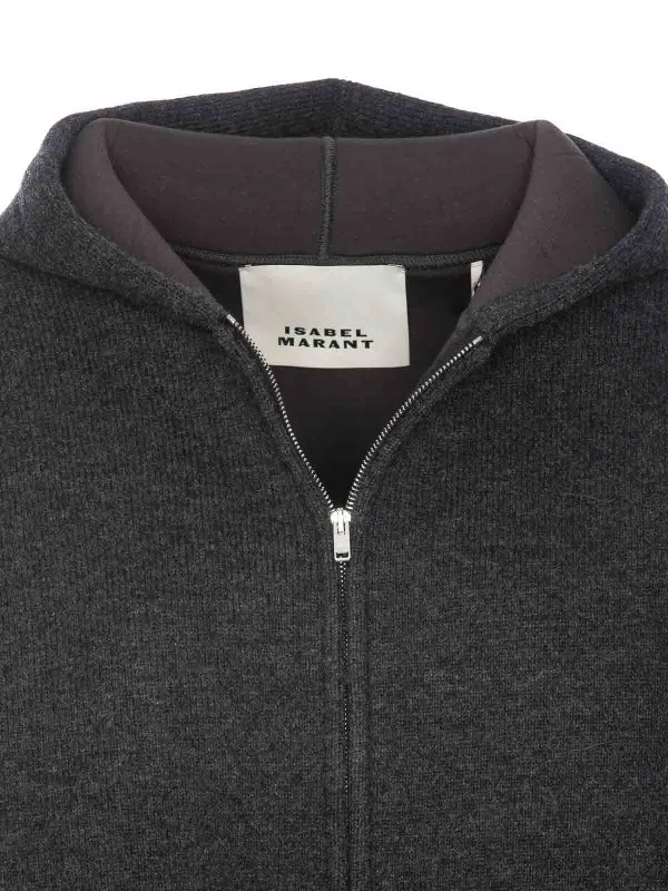 ISABEL MARANT ETOILE ABRIGO CORTO  GRIS