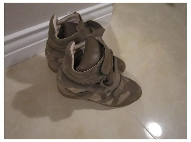 Isabel Marant zapatillas Beige Marrón claro 