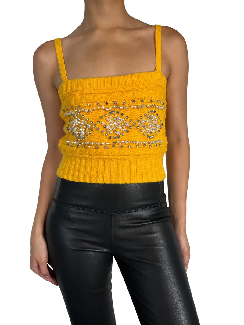 JAZMIN CHEBAR Crop Top Royal