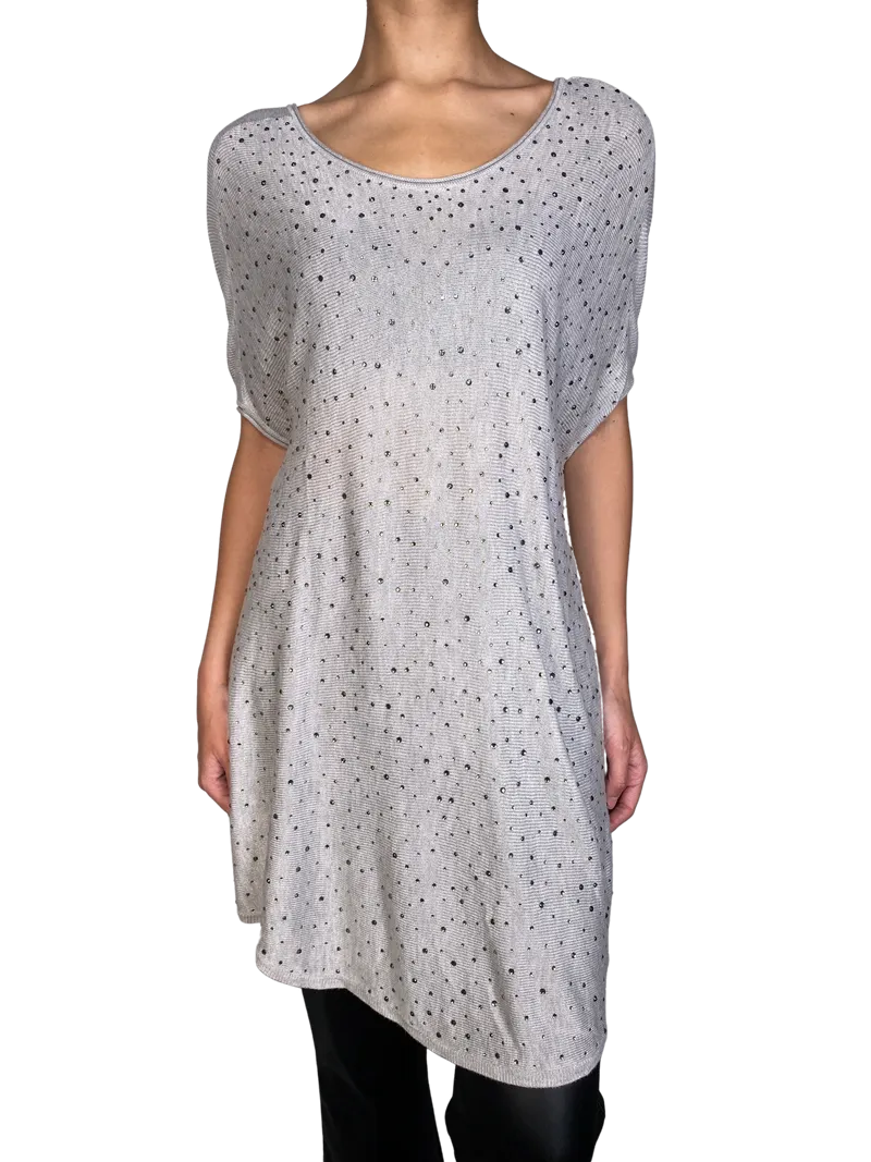 JAZMIN CHEBAR Sweater Maxi Brillos