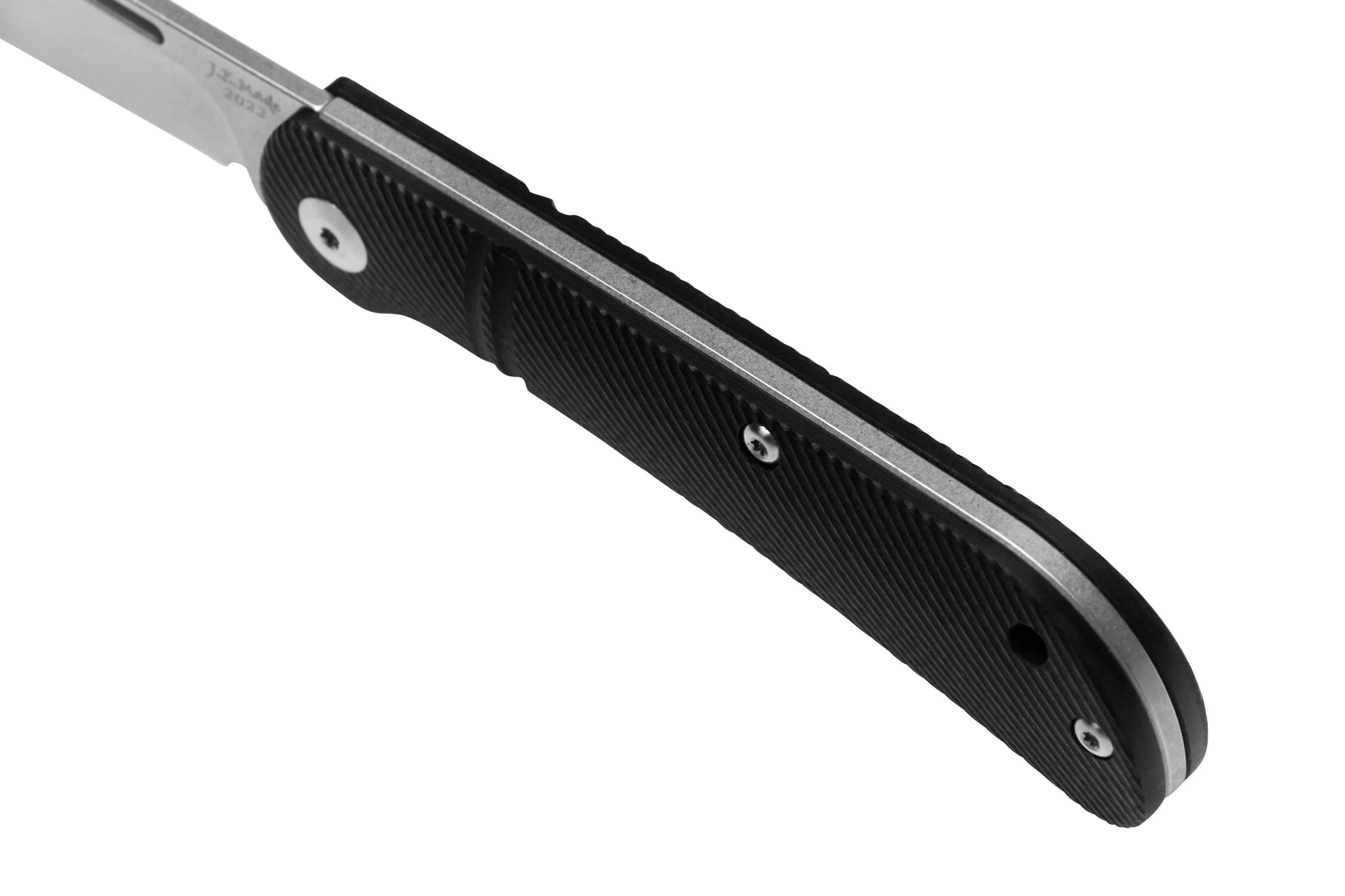 J.E. Made Lanny's Clip, Black G10, D2 navaja slipjoint