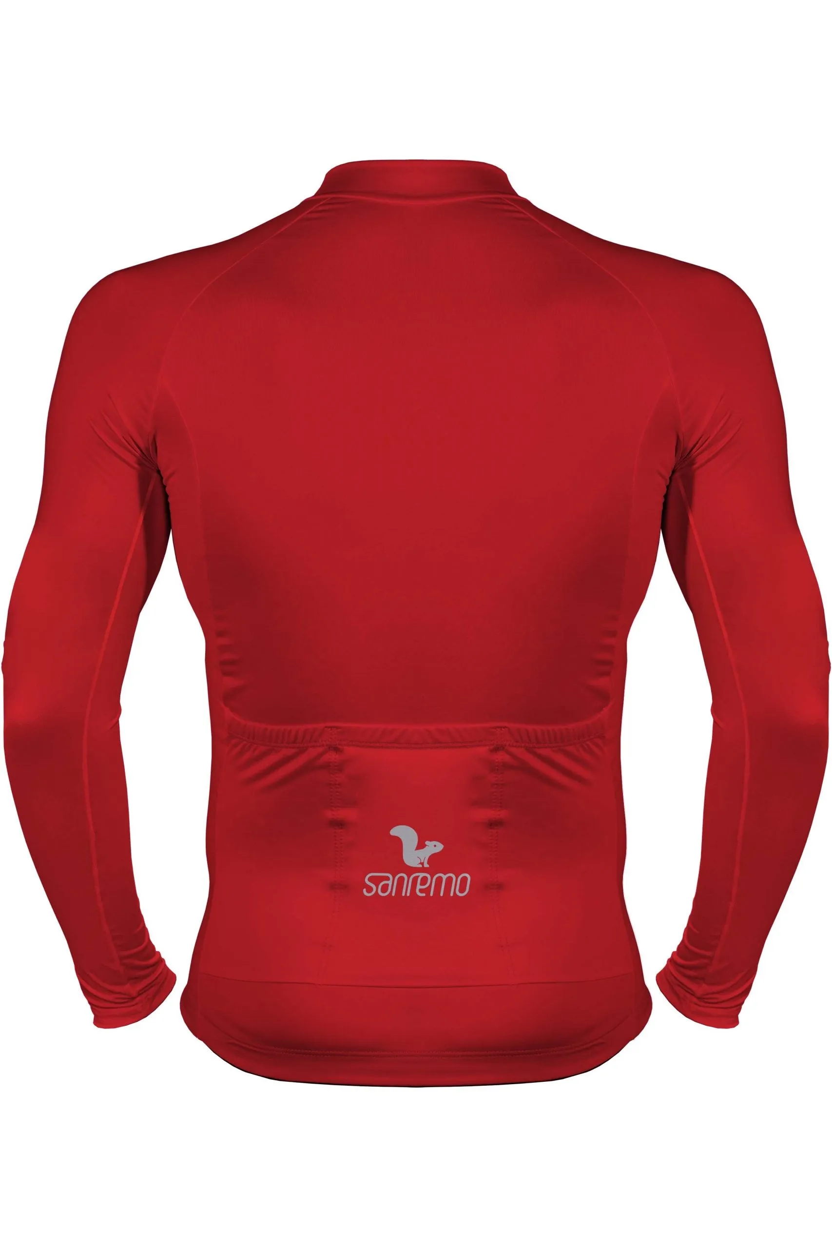 JERSEY BASIC MANGA LARGA  HOMBRE  ROJO