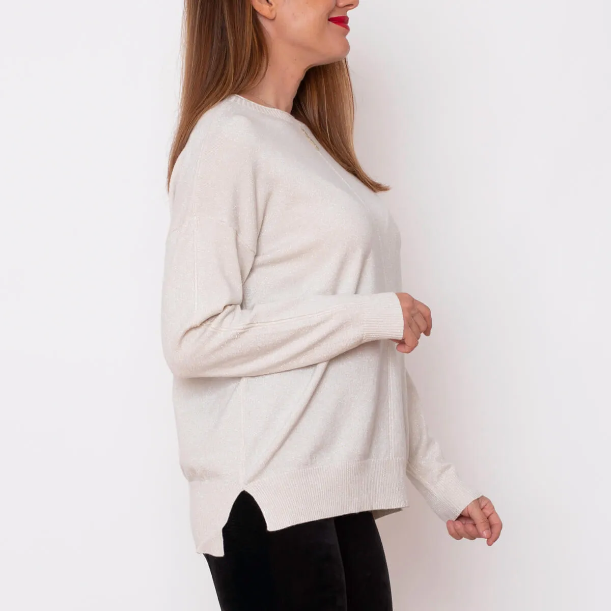 JERSEY HILO LUREX  CRUDO