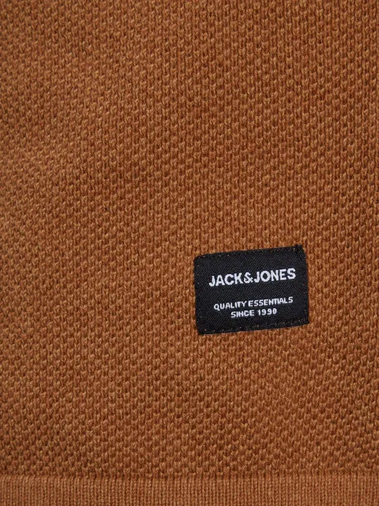 Jersey hombre cuello redondo algodón naranja Hill