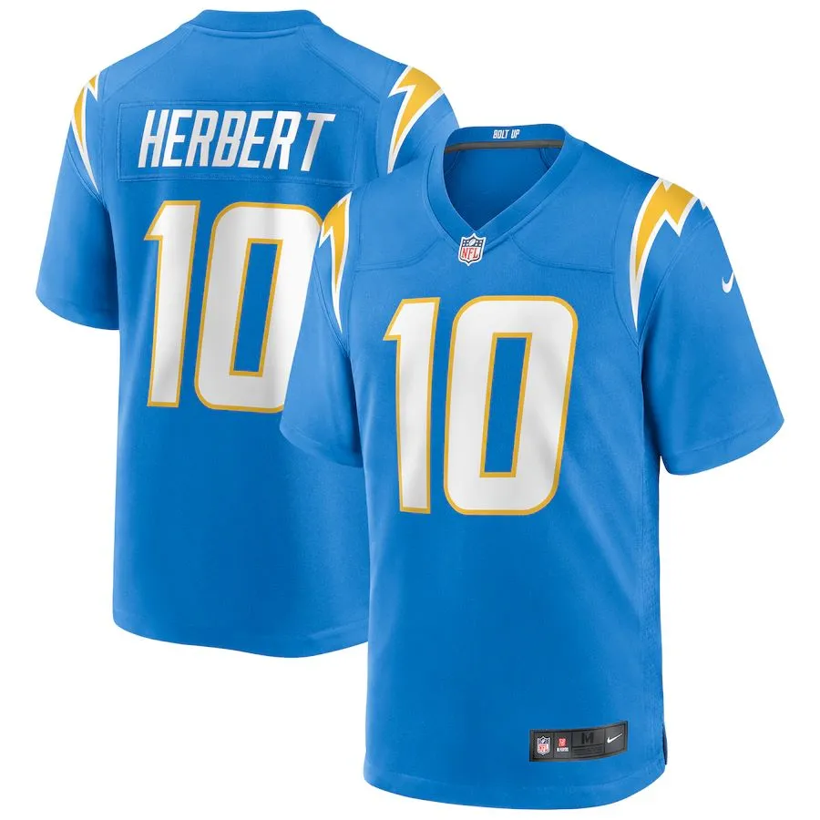 Jersey Nike Game Chargers Herbert Youth