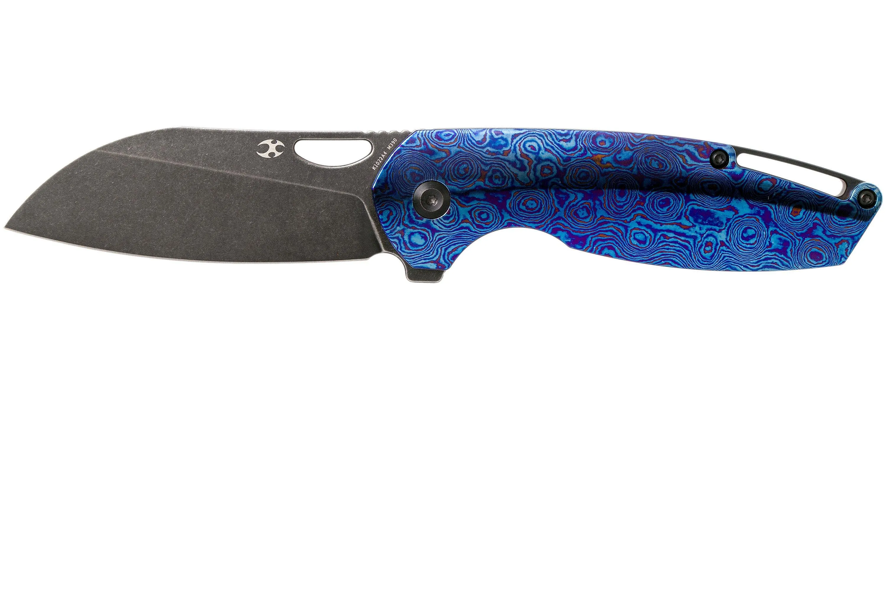 Kansept Model 6 K1022A4 Timascus navaja, diseño Nick Swan