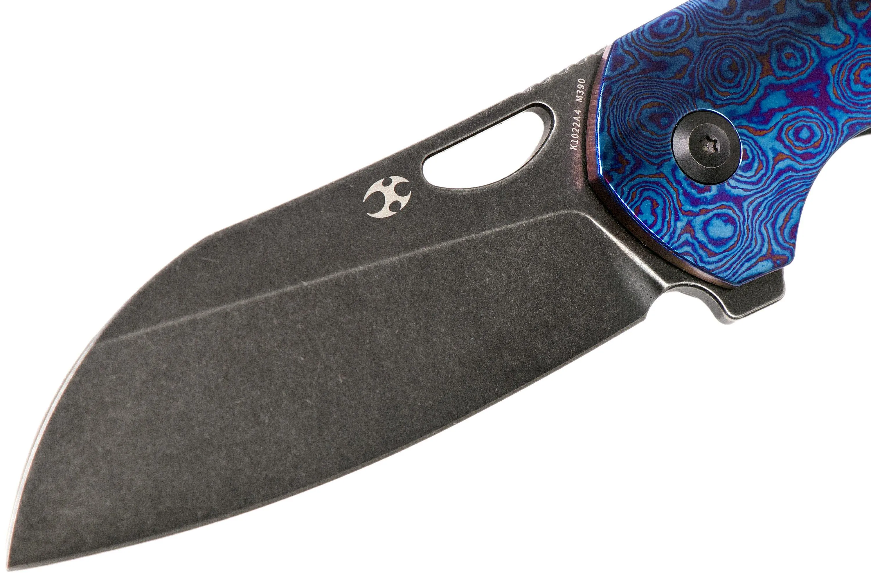Kansept Model 6 K1022A4 Timascus navaja, diseño Nick Swan