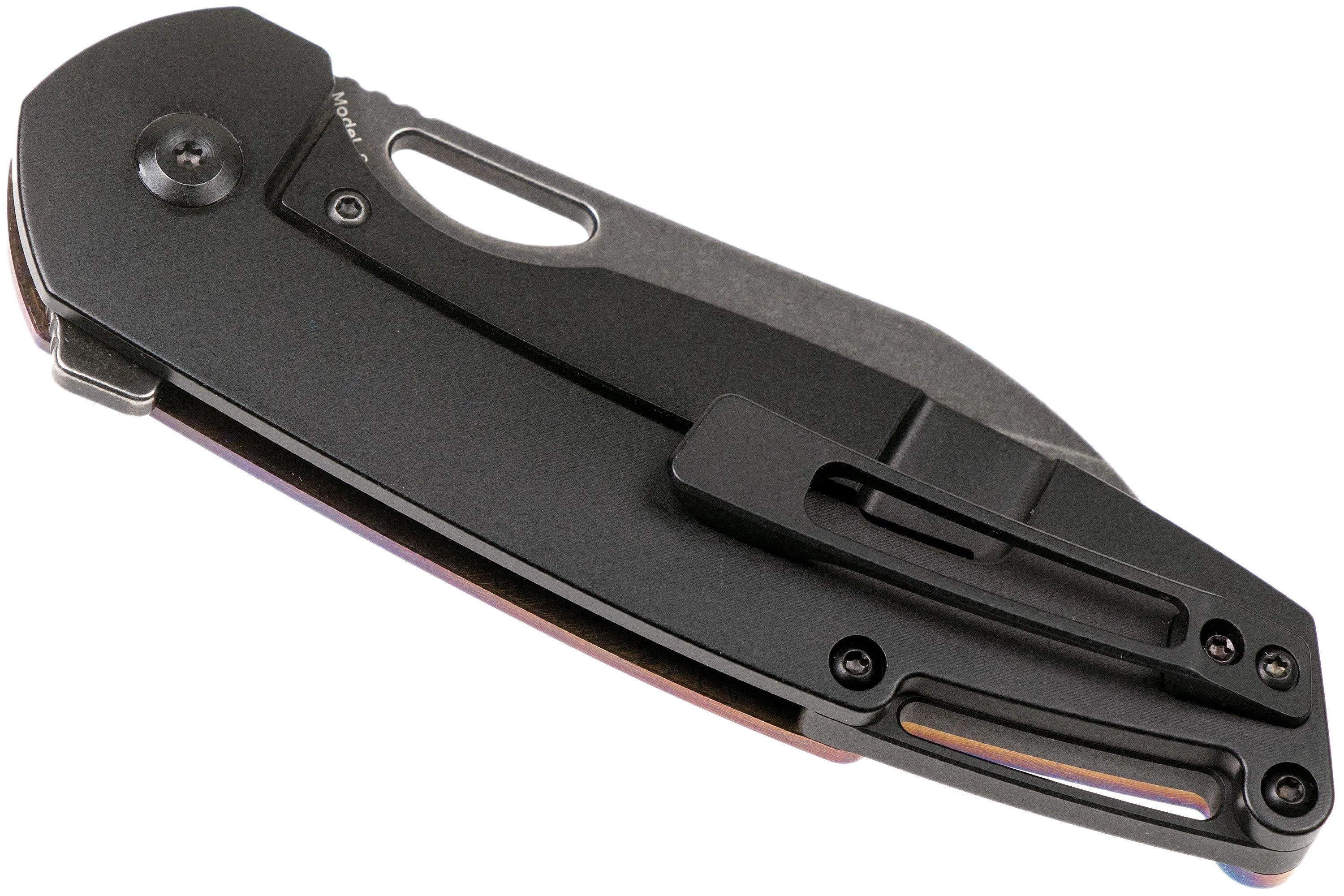 Kansept Model 6 K1022A4 Timascus navaja, diseño Nick Swan