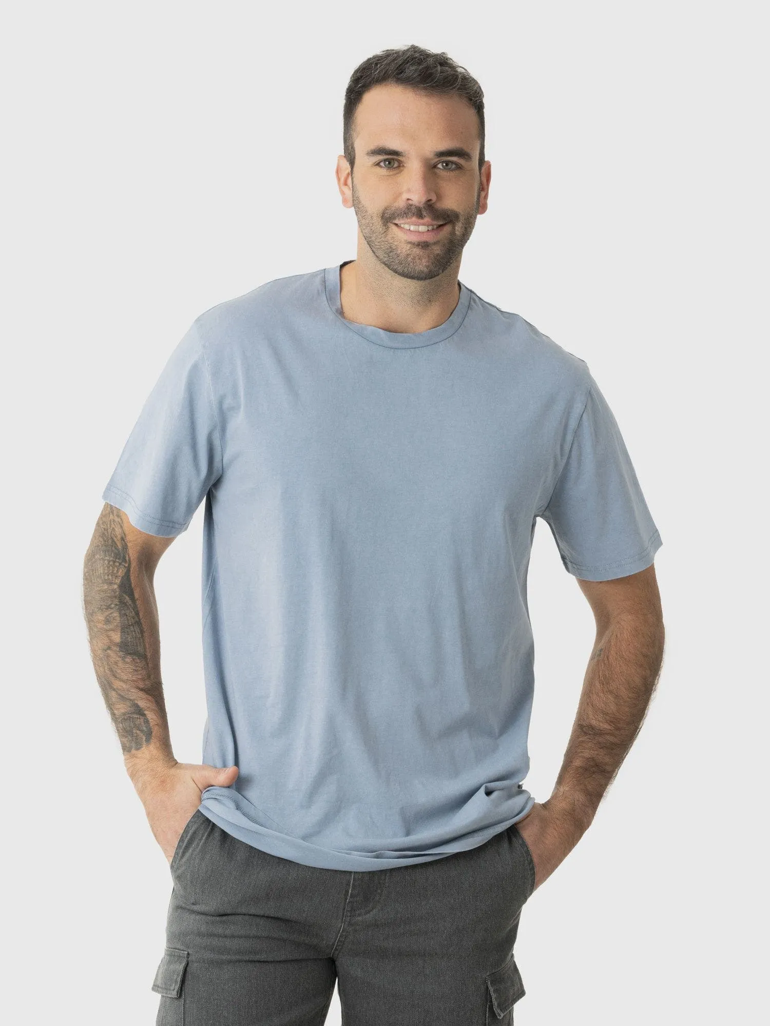 KIVUL Polera Kivul Essential Hombre Azul
