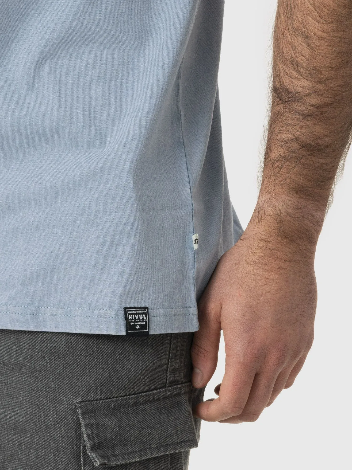 KIVUL Polera Kivul Essential Hombre Azul