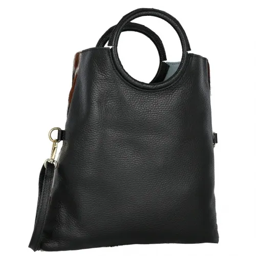 L&R SHOES 0652 Bolso de piel animal print para muj