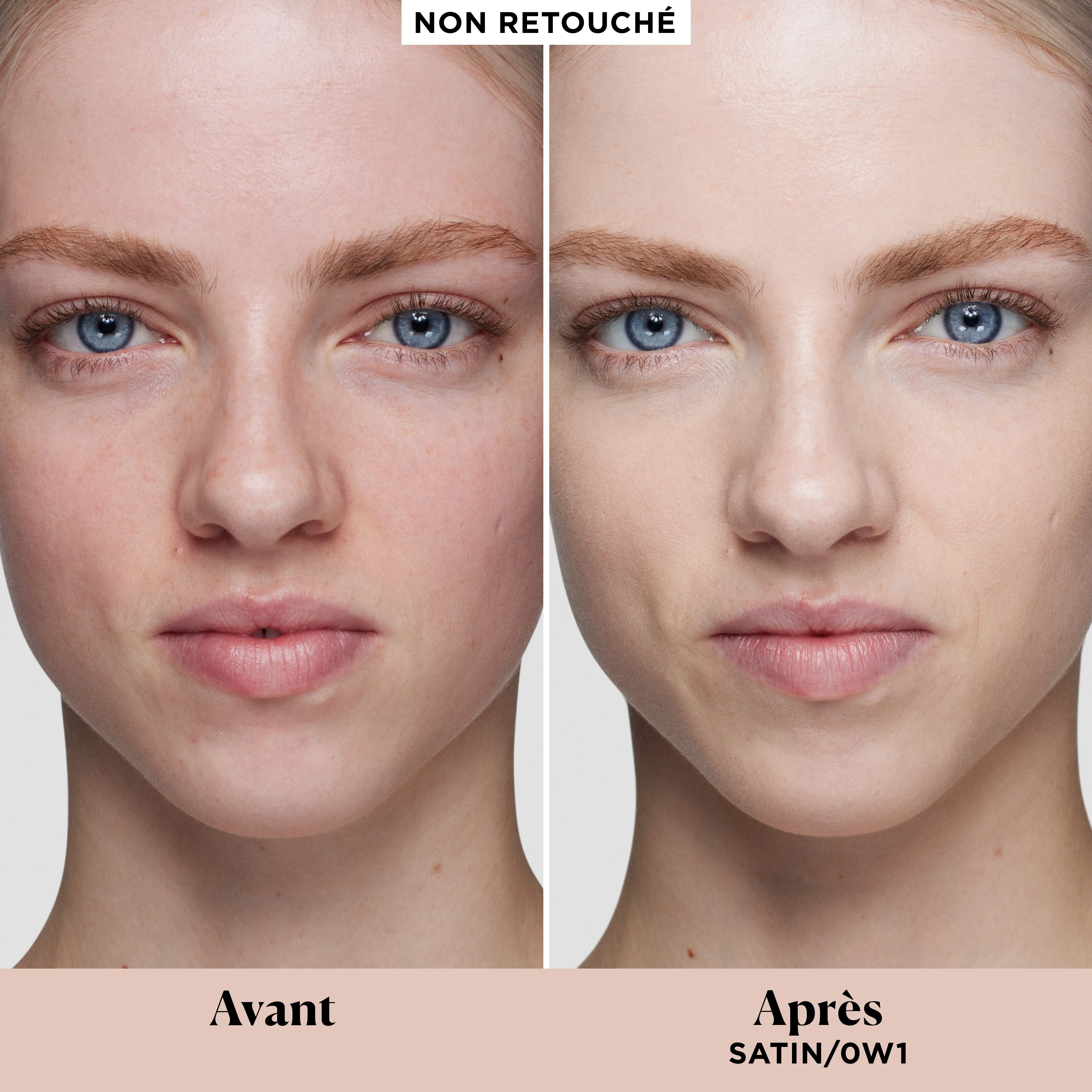 LAURA MERCIER REAL FLAWLESS FOUNDATION EN   0W1 SATIN