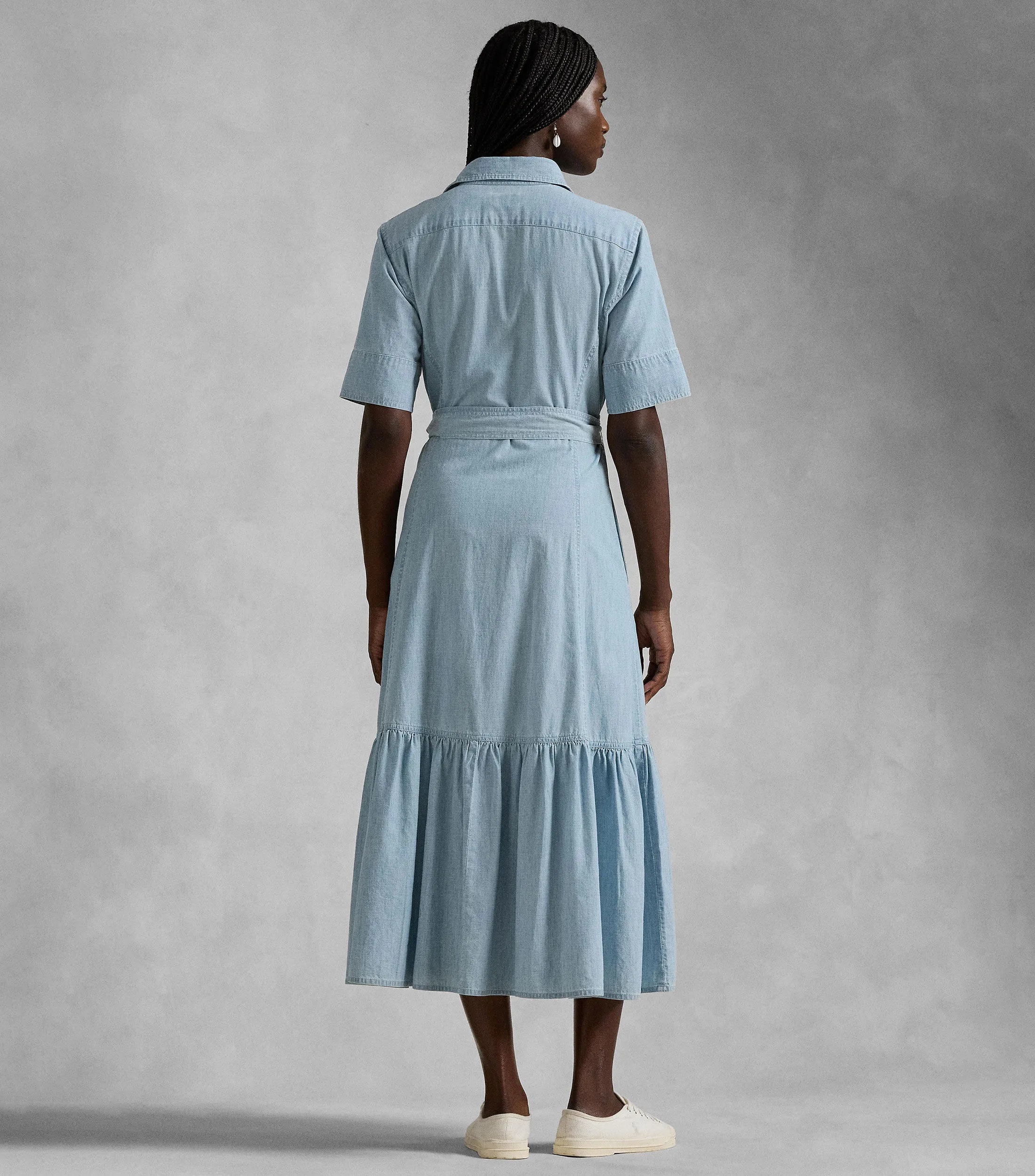Lauren Ralph Lauren Vestido maxi en mezclilla Mujer