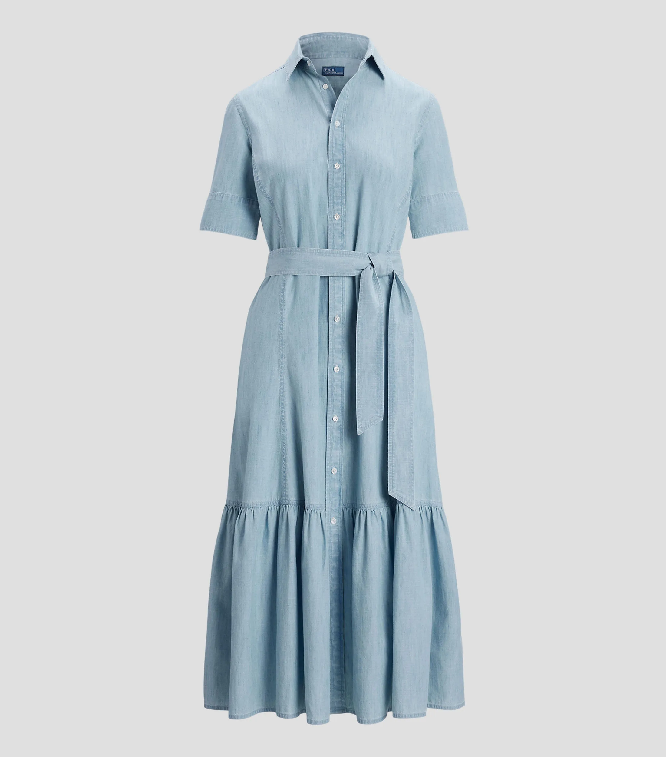 Lauren Ralph Lauren Vestido maxi en mezclilla Mujer