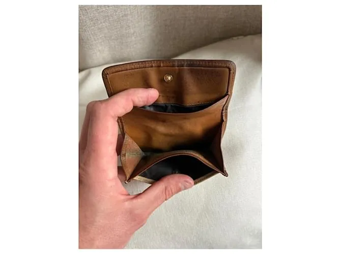 Longchamp Cartera, billetes, tarjetas Castaño Beige 