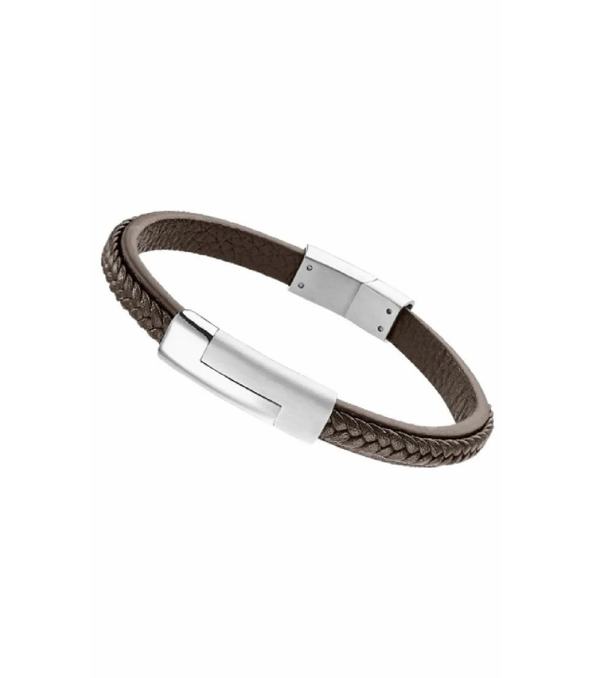 LOTUS STYLE PULSERA CAB.MARRON.  LS19652/3
