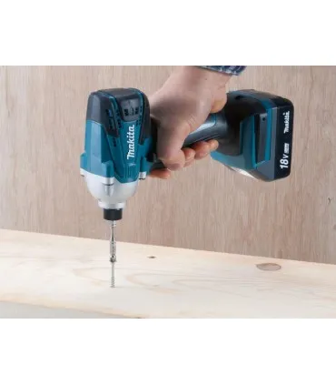 MAKITA BAT. ATORNILLADOR IMPACTO TD127DWE 140NM 18V  INCLUYE BATERíAS, CARGADOR Y MALETíN