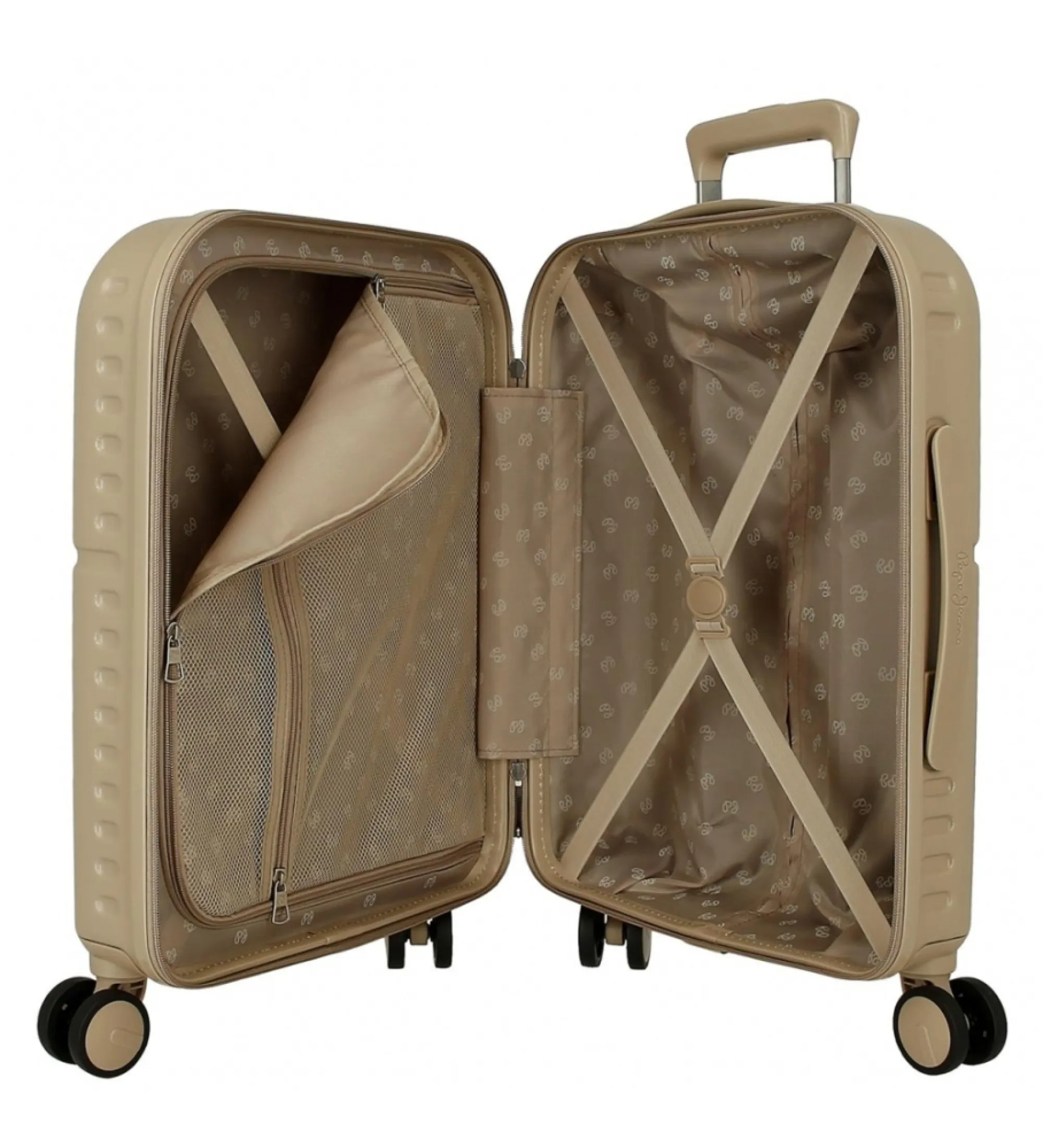 Maleta de cabina Accent rígida 55cm marrón verdoso