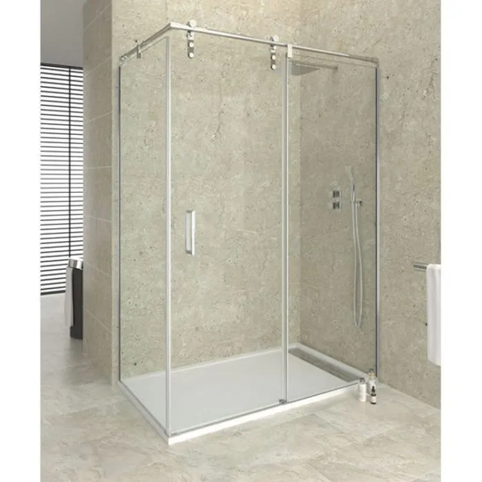 Mampara de ducha Moving frontal 2 fijos + 1 correderas 170x70x199 GME