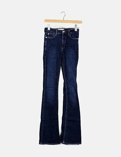 Mango Jeans denim azul oscuro bootcut